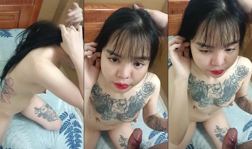 Em gái yêu hội họa bú cu em toàn chơi lút cán thế này làm anh sướng tê chim