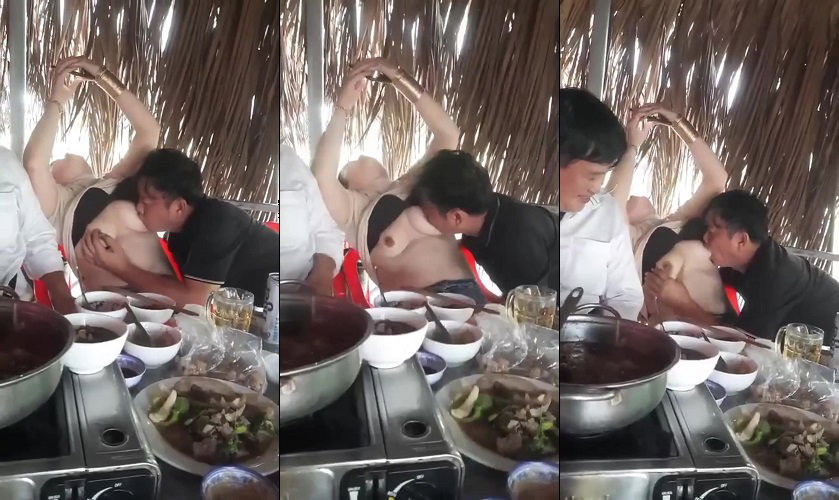 Đưa bạn về miền Tây nhậu chòi lá ăn đặc sản như này nhậu đến sáng không say